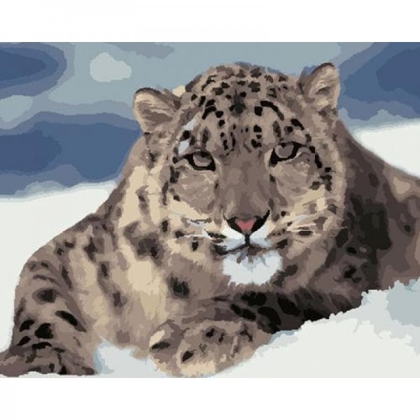 Animal Leopard Diy Paint By Numbers Kits