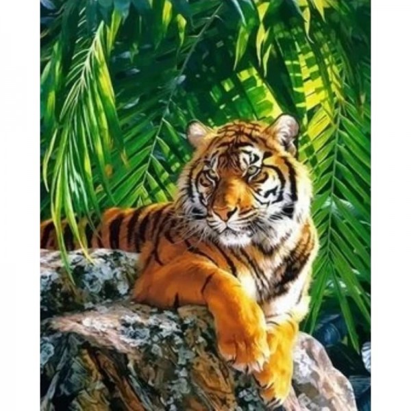 Animal Tiger Diy Paint By Numbers Kits