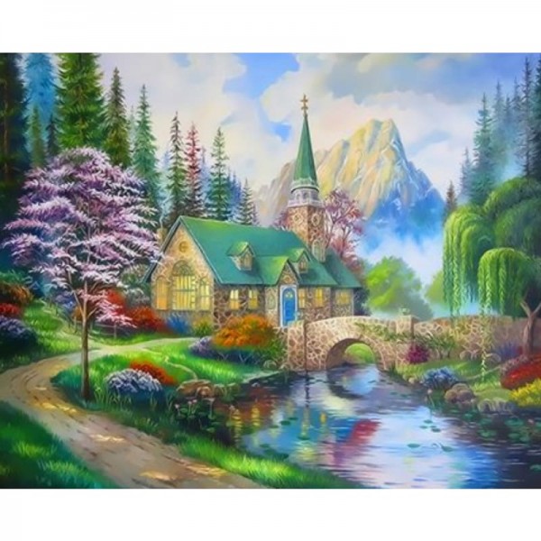 Landscape Village Paint By Numbers Kits