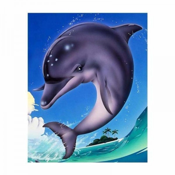 Dolphin Diy Paint By Numbers Kits